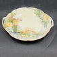 Jaeger Louise Bavaria Decorative Plate 10" Hand Painted Yellow Roses Gold Trim