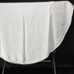 Tablecloth White-on-White Tone-on-Tone Oval 113"x58" Machine Washable w Flaws