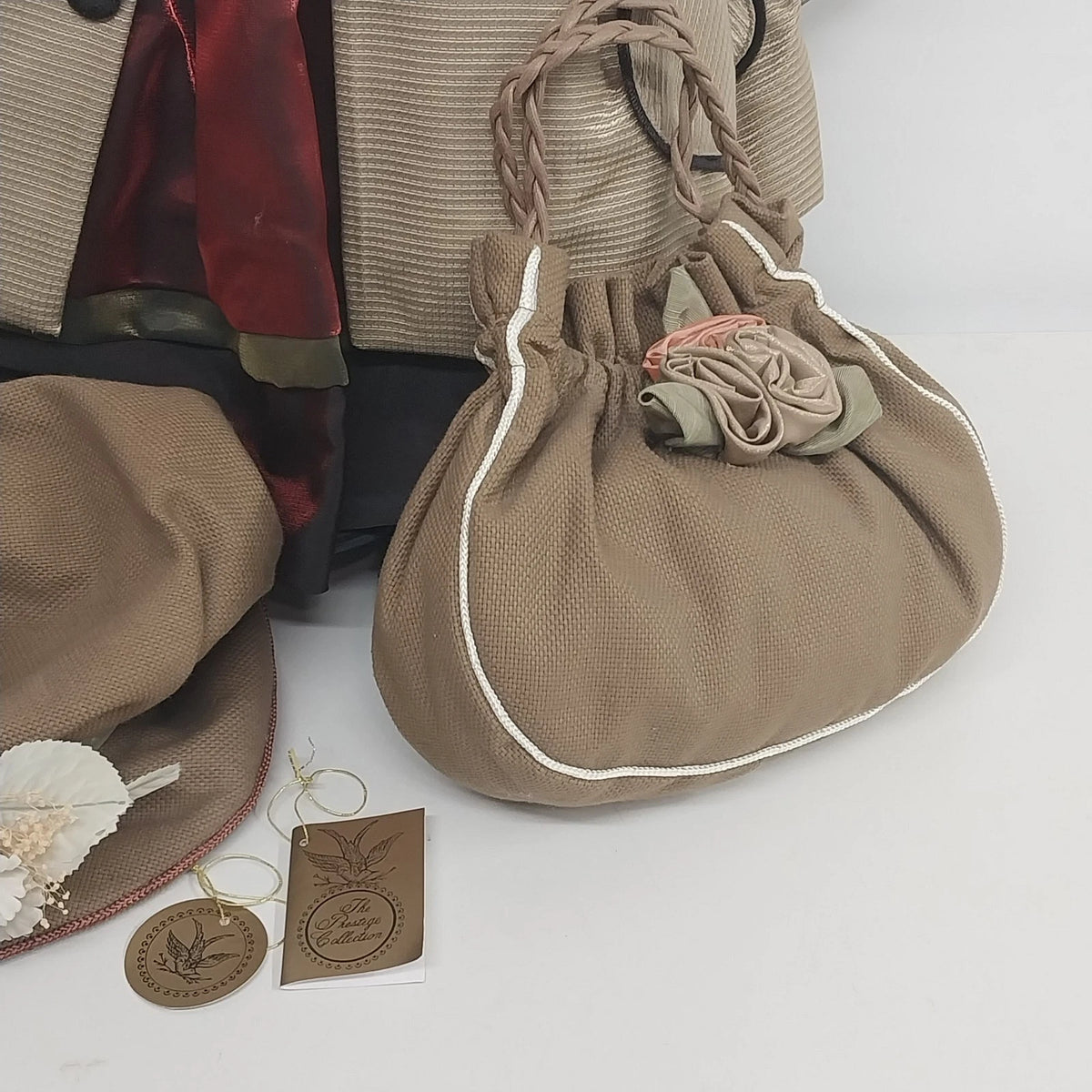 Kingstate Gaby Porcelain Doll 28" Prestige Collection w Hat & Bag LE 2304/3500