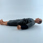 New York Yankee Lou Gehrig Vintage Action Figurine #4 Cloth Jersey With Buttons