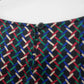 Talbots Petites Geometric Zigzag Blouse Womens 6P Multicolor Top