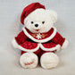 2000 Snowflake Teddy Bear Plush Red Velvet Christmas Large 22in