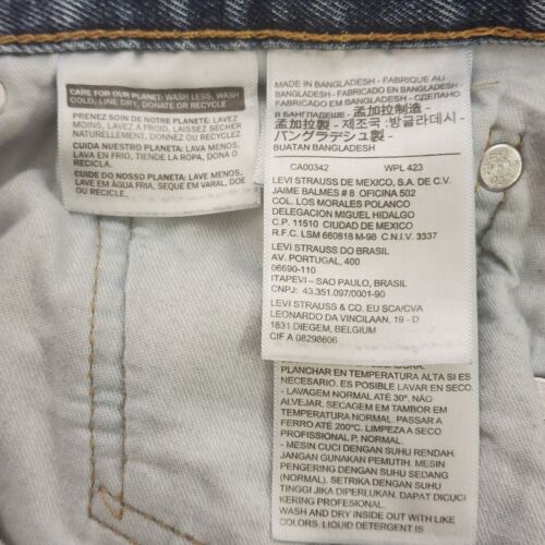 Levi's 550 Men's Jeans 32 x 32 Classic Relaxed Fit Blue Medium Stonewash Red Tab