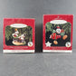 2 Hallmark Keepsake Series Christmas Ornaments from 1998 1999 Mickey and Co Vtg