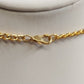 Murano Millefiori Glass Pendant Necklace Gold Tone Chain 22" Vtg Lobster Claw