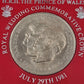 Prince Charles & Lady Diana Royal Wedding Commemorative Crown Coin July 29 1981