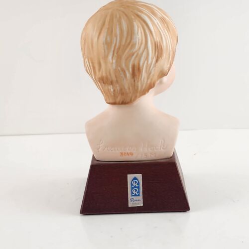 Youth Bust Figurine 1981 by Frances Hook Numbered 3019/15K Limited Edition 5"