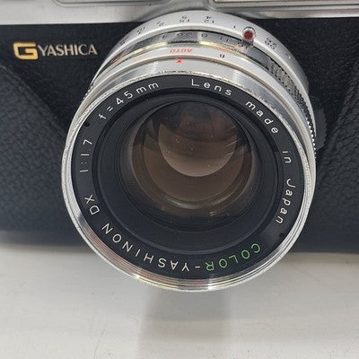 Yashica Electro 35 Film Camera 35mm Case Flash Power Cord Inst Manual Camera Bag