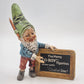 Goebel The Merry Co-Boy Figurine 7.5" Greeter Gnome Sign Well 516 W Germany 1971