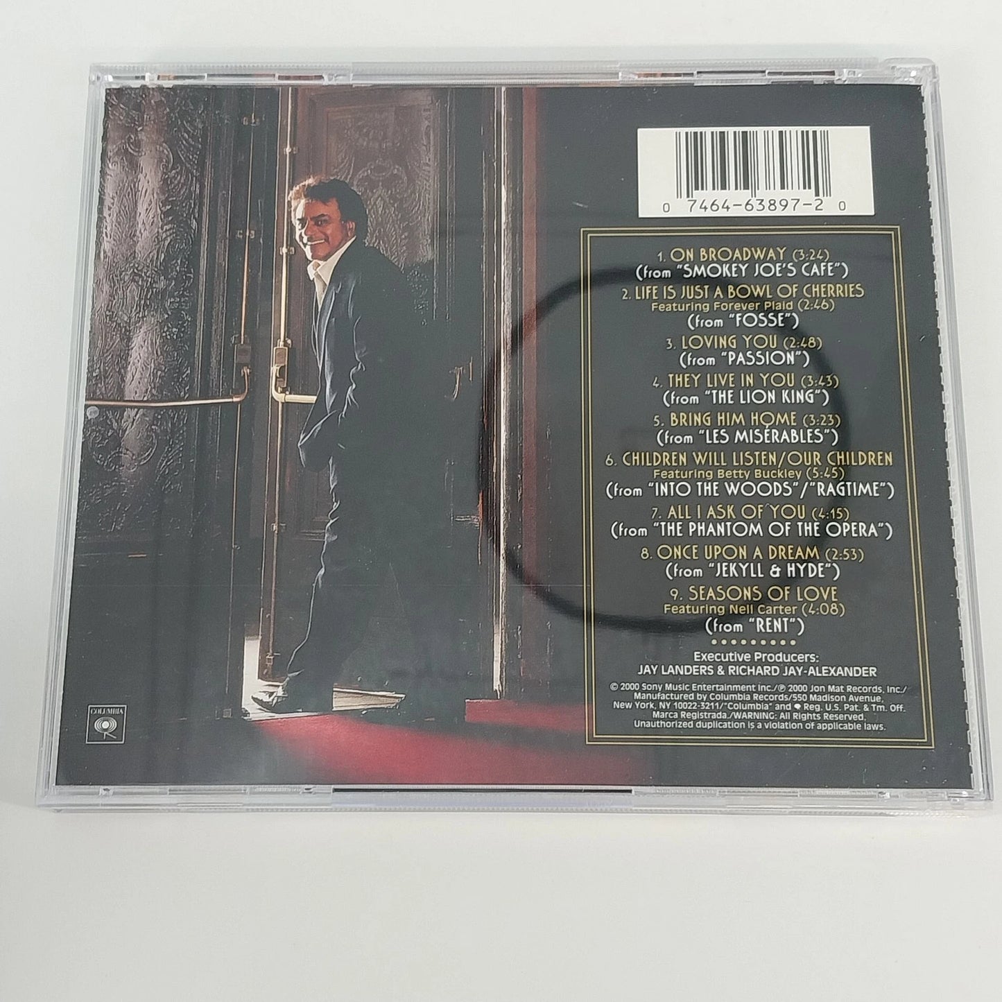 Johnny Mathis CD Lot of 3 Mathis On Broadway, Better Together, All About Love