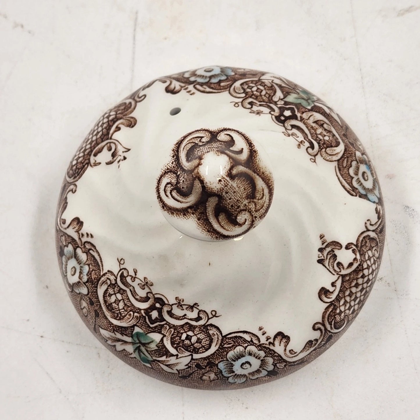 LID ONLY for Johnson Bros Coffee Pot Heritage Hall Hacienda Ironstone England