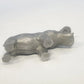 Rawcliffe Pewter Hippopotamus Figurine 2.5" Animal Collectible 1977 Vintage