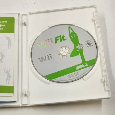 Wii Fit Nintendo Video Game & Disc Fitness Made Fun Exercise Complete 2008