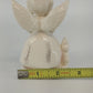 Napco April Angel A1364 Easter Bunny Egg Basket Figurine 4" Japan Vintage