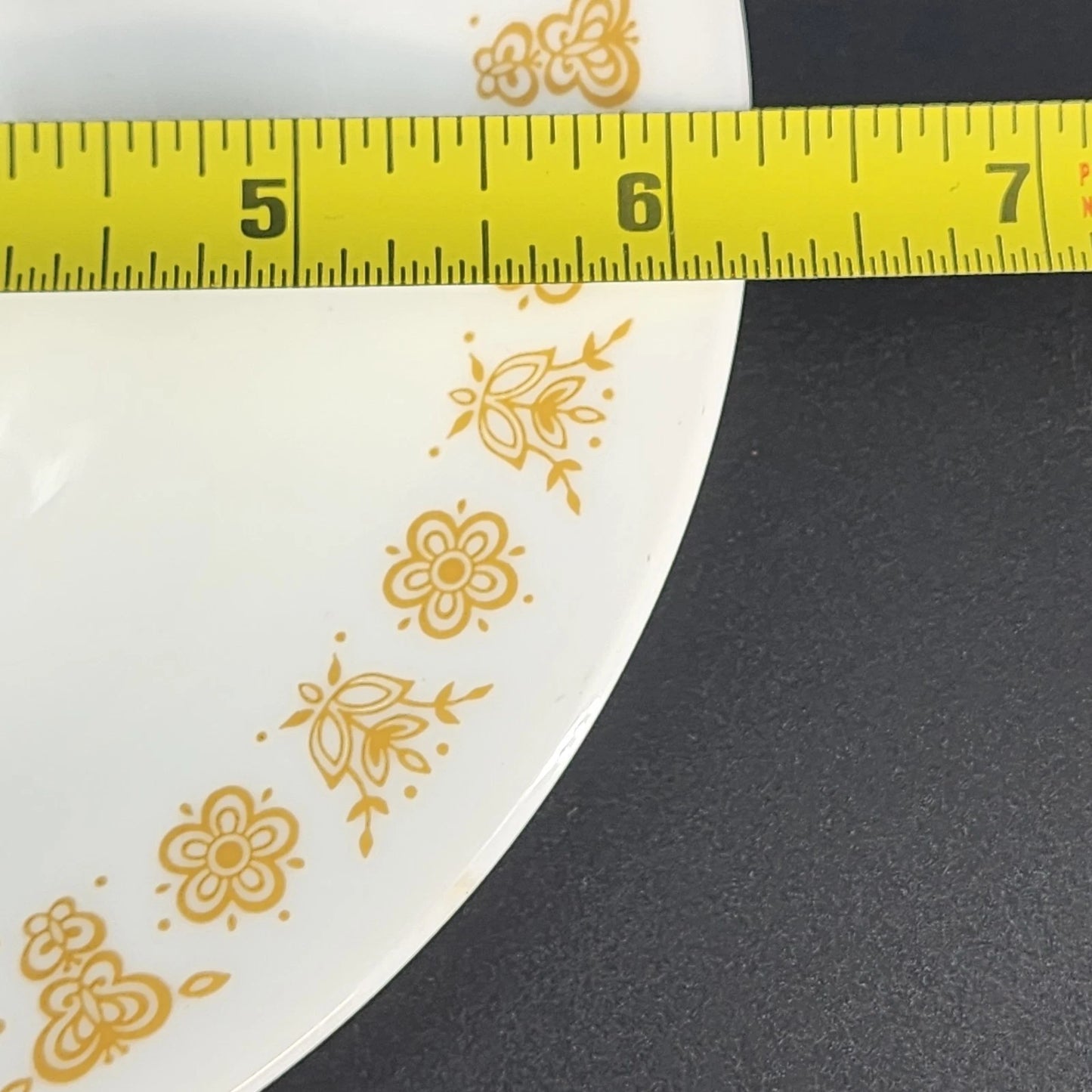Corelle Butterfly Gold Cups Saucers Set 9pc Vintage