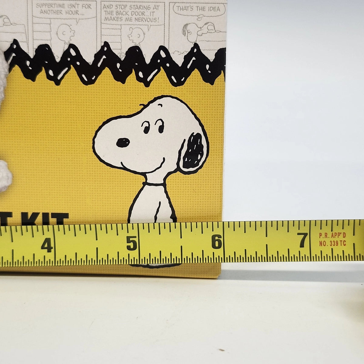 Peanuts Snoopy Crochet Kit DIY Craft Yarn Needle Stuffing Complete New Sealed