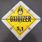 8 Legend DOT Placard Sign Aluminum Self Contained Split Panel for Roll-up Doors