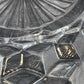 Fostoria American Glass Salad Plate 7.75 Inch Starburst Pattern