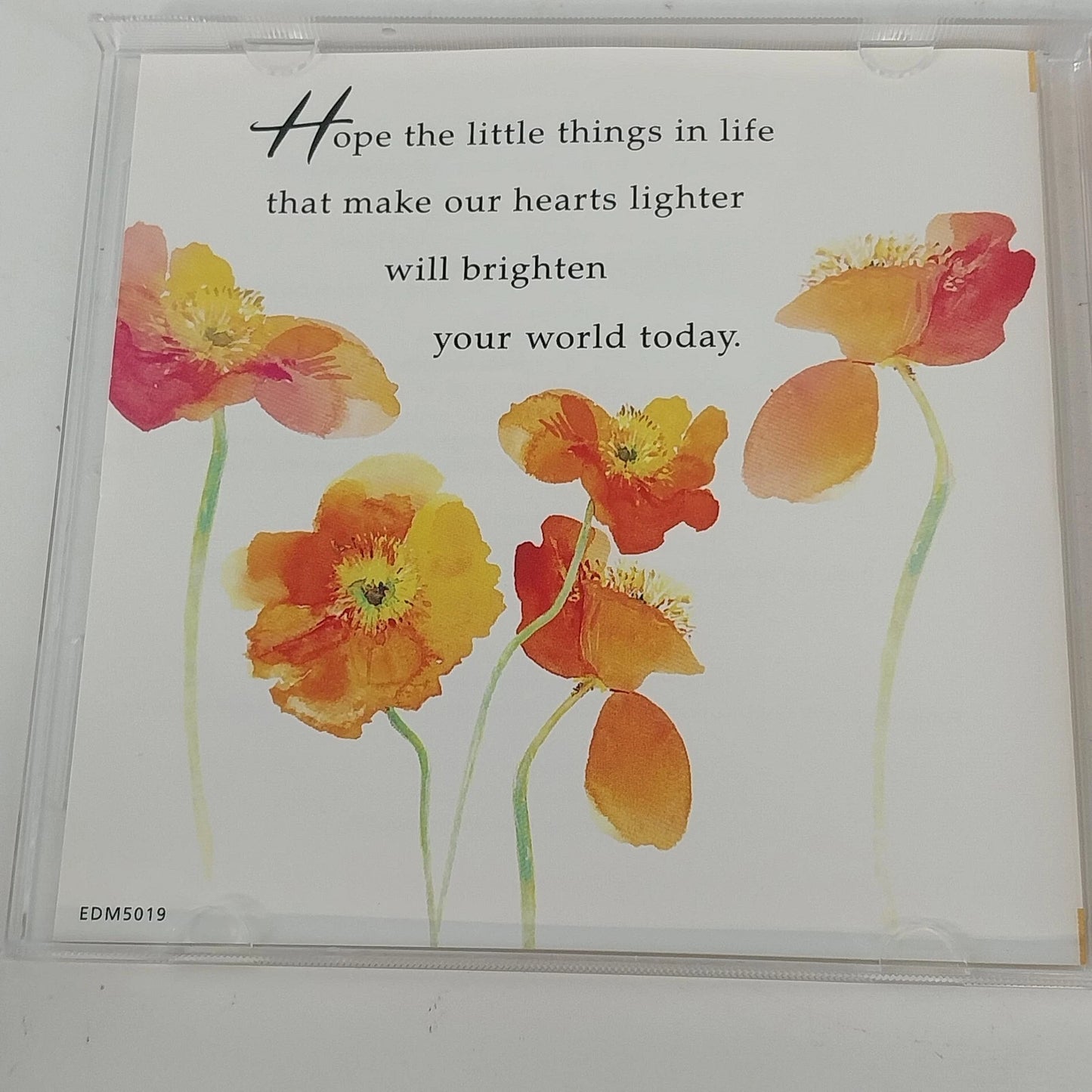 Hallmark Music Music To Brighten Your World CD 2000 Uplifting Instrumental Song
