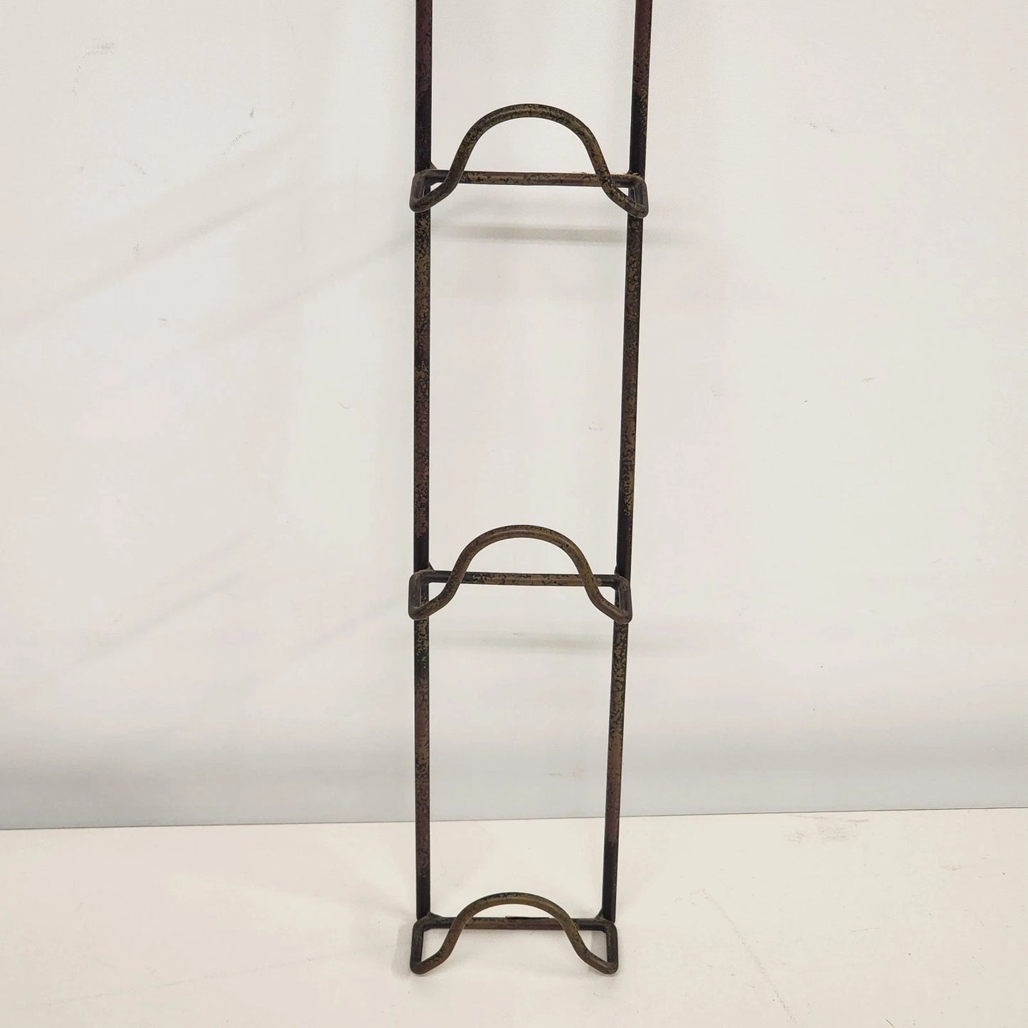 Wrought Iron Plate Wall Hanger Vegetable Plates 4 Pc Set Kitchen Display Decor