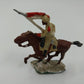 Set of 4 SAE Riding A Horse Lead Toys Troops Soldiers Figures Painted 1.75"x1"