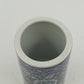 Pier 1 Import Porcelain Mandarin Cobalt Blue White Floral Utensil Holder Vase 8"