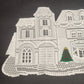 Heritage Lace Victorian House Placemat Doily with Christmas Tree 19x12" SHeritage Lace Victorian House Placemat Doily Christmas Tree 19x12easonal
