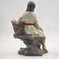 Universal Statuary Native American Indian Maiden Figurine Basket Resin 13" Vtg