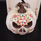 Decorative LED Color Changing Sugar Skull Jack-O'-Lantern Pumpkin 6.5" Halloween