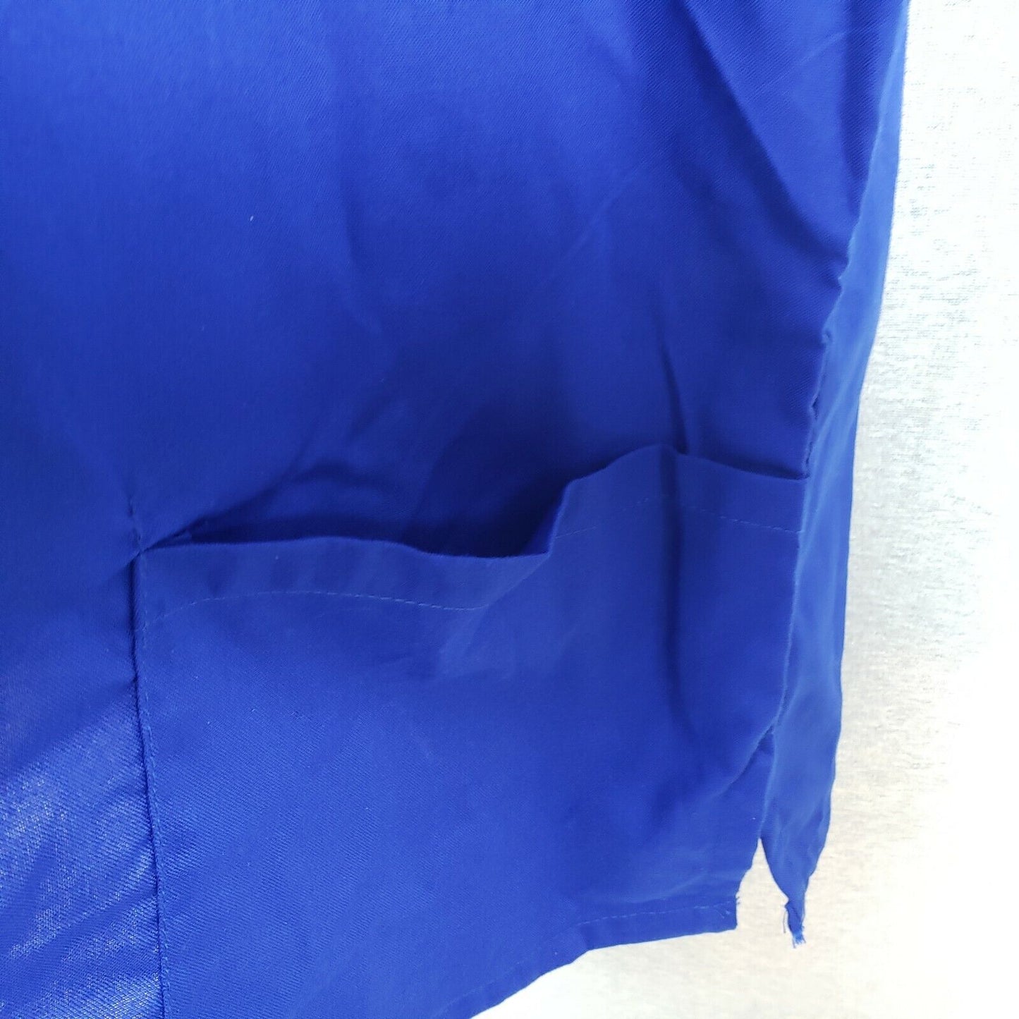B Scrubs Solid Blue Uniform Top Womens 1XL 3 Pocket Scrubs NWT
