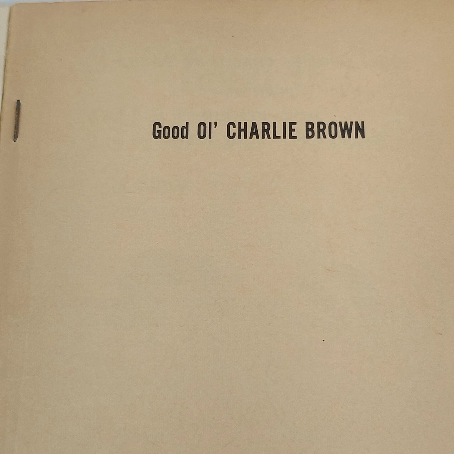 Good Ol' Charlie Brown Peanuts Paperback Charles M Schulz Rinehart Vintage 1957