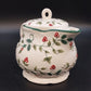 Pfaltzgraff Winterberry Sculpted Teapot With Lid Holly Berry Stoneware Vintage