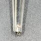 2 Rock Icicle Spear Crystal Glass For Chandelier Prisms Wire Connectors 3.35”