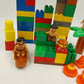 2 Pound Lego Duplo Bricks Mini Figures Accessories and Random Parts Mixed Colors
