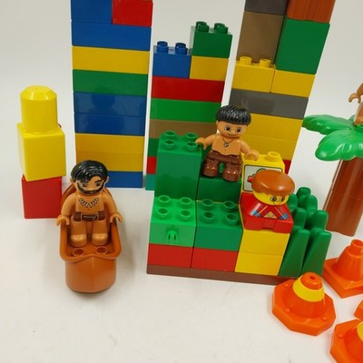 2 Pound Lego Duplo Bricks Mini Figures Accessories and Random Parts Mixed Colors