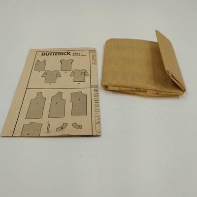 Butterick 4659 Vintage Sewing Pattern 1990 Cut Complete Misses Tops Size 6-18