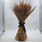 Large Dried Wheat Sheaf Bundle Brown Ribbon Tabletop Decor 19" Rustic Farmhouse