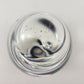 Egg Paperweight Triple Spiral Air Bubble Helix Swirl Art Glass Colors in Base