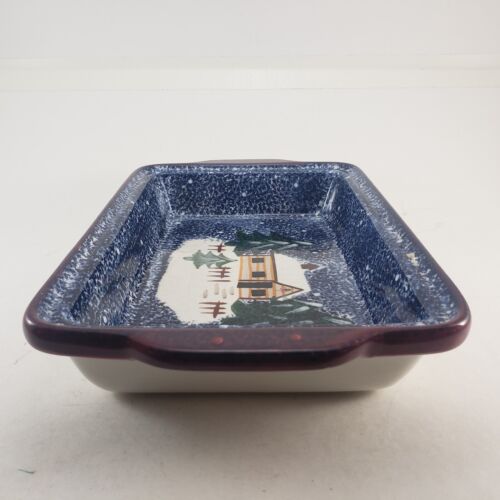 Holiday Mountain Lodge Handled Casserole Dish Cook's Bazaar