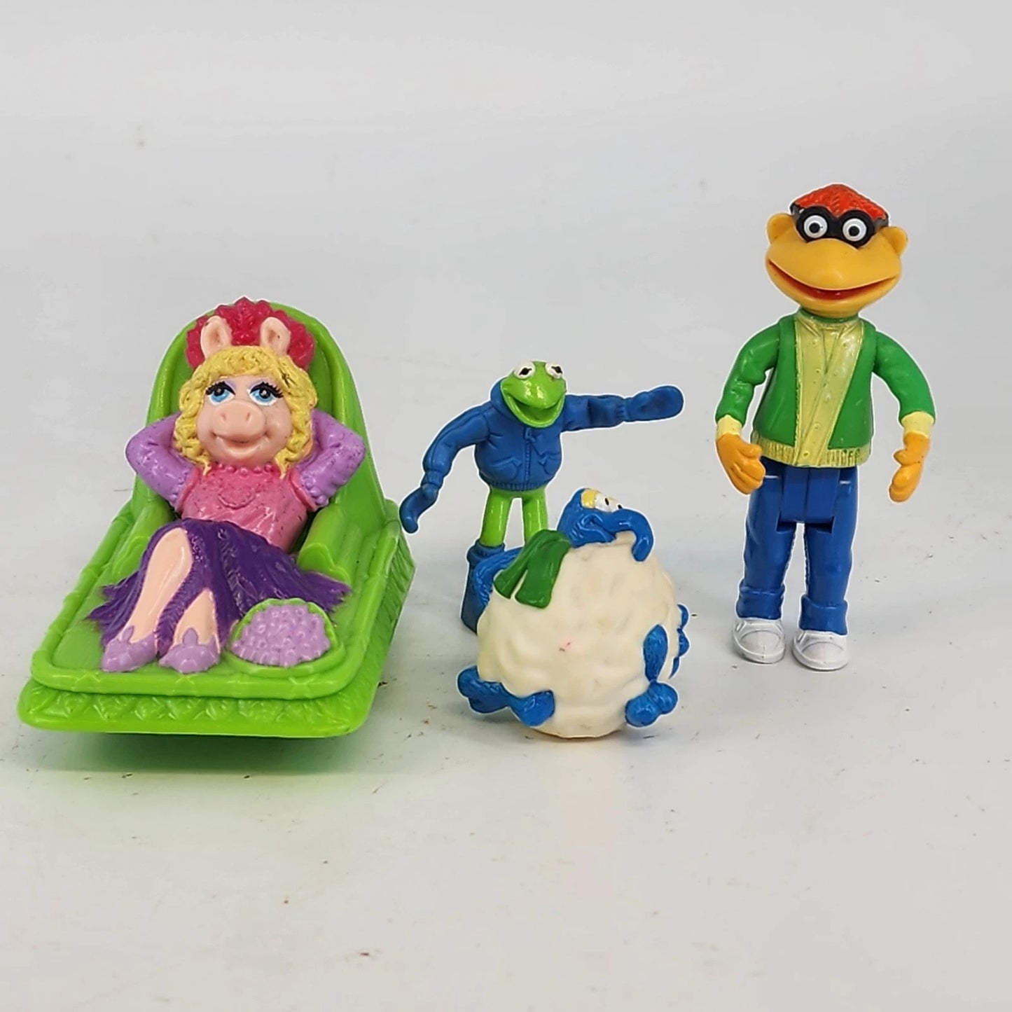 McDonalds Muppets Toys 1995 Set Kermit Miss Piggy Gonzo Scooter Vintage