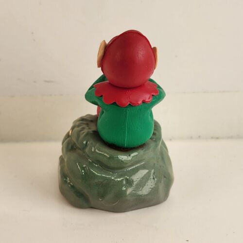 Manor Ware Pixie Fairy Weymouth Figure on a Rock Vintage 1950 England Souvenir