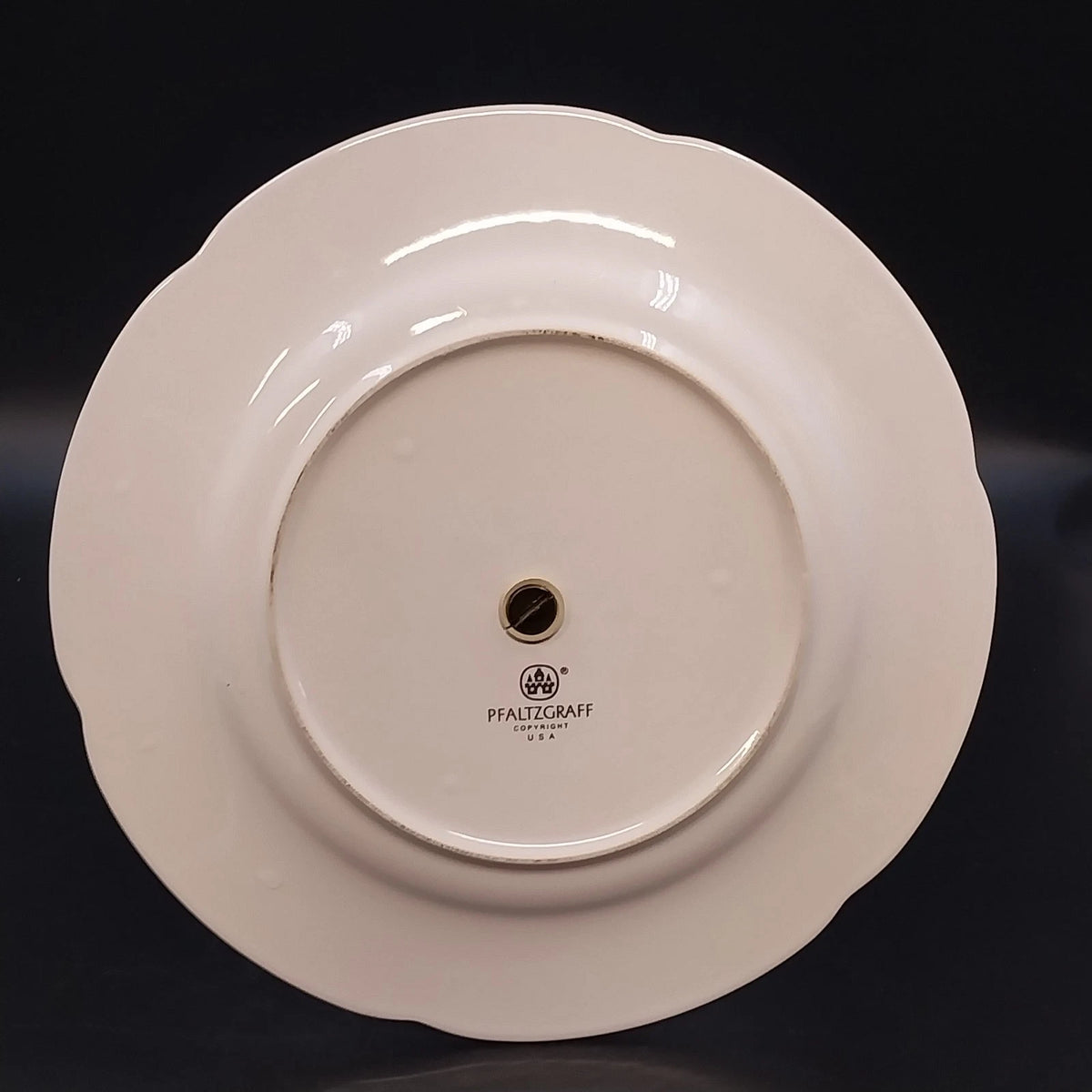 Pfaltzgraff Winterberry Pattern Two Tier Serving Tray 10.5" Stoneware USA