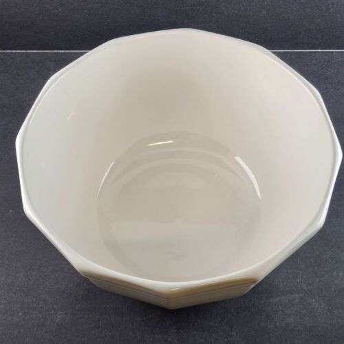 Pfaltzgraff Heritage White Mixing Bowl 460 Paneled Sides 10" Across x 4.75" High