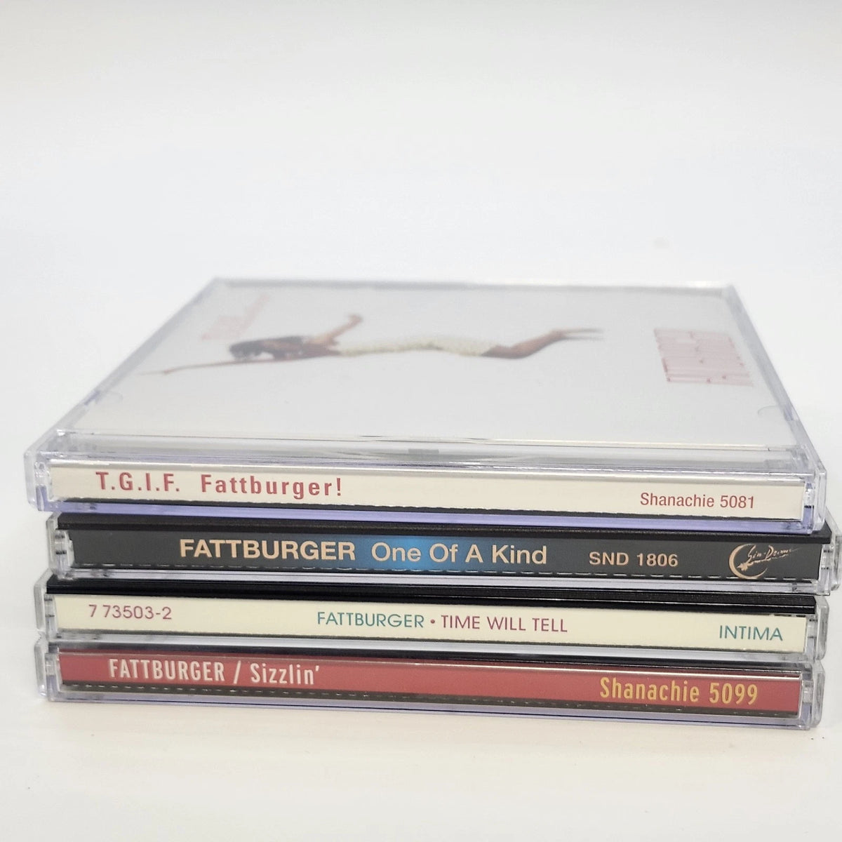 Fattburger 4 CD Time Will Tell T.G.I.F. Sizzlin One Of A Kind Smooth Jazz Intima