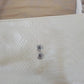 Kathy Van Zeeland Beige Croc Crossbody Bag Studded Rhinestone Heart Clasp Vtg