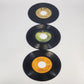 1970s 3-Pack 45RPM Vinyl Wings Guess Who Rocky Theme Records