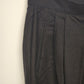 SK & Company Solid Black Silk Pleated Front Dress Pants Size 12 Side Zip China