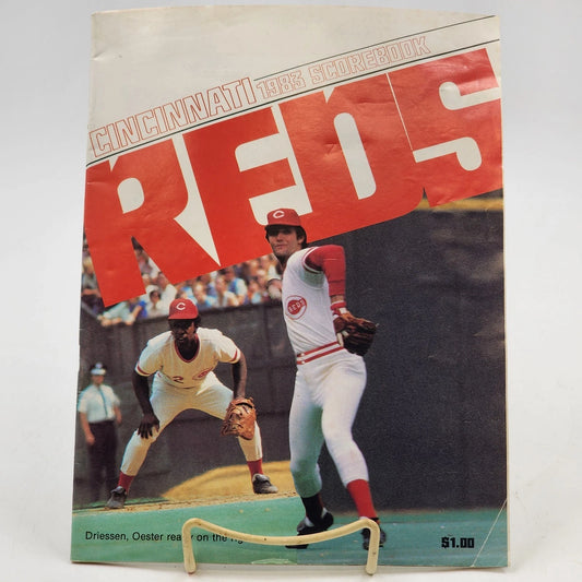 Cincinnati Reds 1983 Scorebook Program vs St Louis Cardinals Unscored