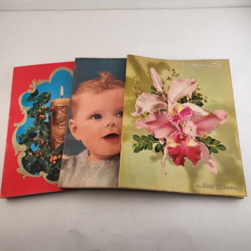 3 Ideals Magazine Mothers Day Christmas Family 1961 1964 Poems Songs Inscribed