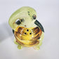 Winking Green Turtle Salt & Pepper Shakers Ceramic Kitchen Decor 1950's Japan